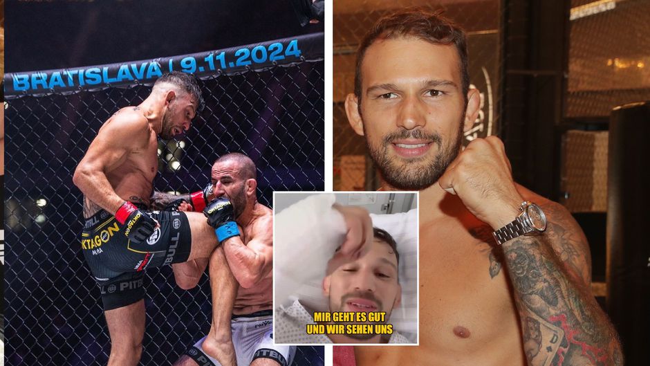 MMA-vechter wint partij met gebroken hand en wordt direct geopereerd: 'We hebben geschiedenis geschreven'