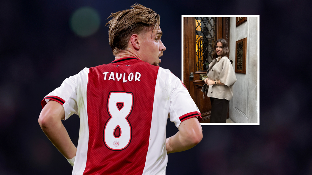 Jade Anna van Vliet (vriendin Ajax-speler Kenneth Taylor) geniet ...