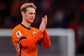 Frenkie de Jong na afloop van de interland tegen Finland (4-0). ©Getty Images