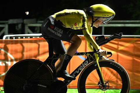 Droomstart voor Oranje-rensters tijdens proloog Eneco Tour, Nederlandse renner (23) grijpt nét naast zege
