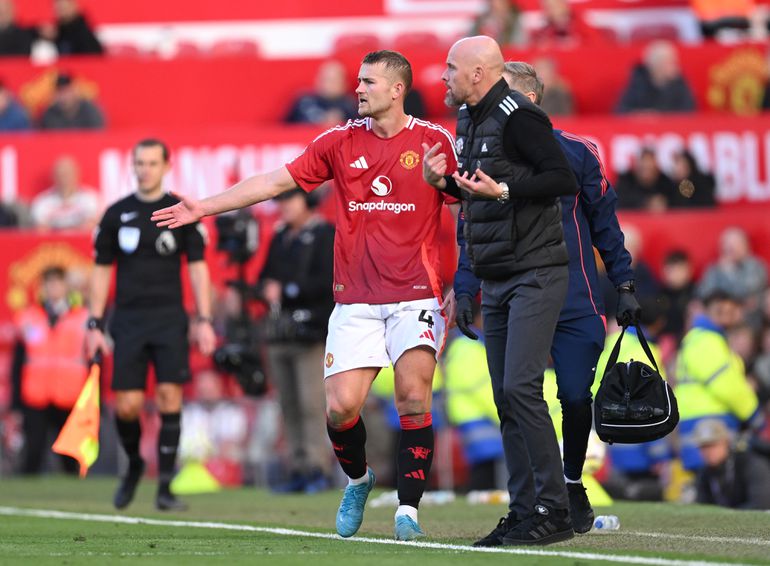 Matthijs de Ligt ontving opmerkelijk bericht na ontslag Erik ten Hag bij Manchester United