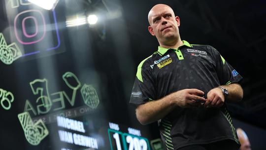 Michael van Gerwen krijgt flinke tik te verwerken op Grand Slam of Darts