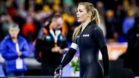 Giechelende Jutta Leerdam laat zich in Salt Lake City uit over verwachtingen