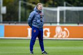 Ronald Koeman op de training voorbereidend op Polen-Nederland ©Getty Images