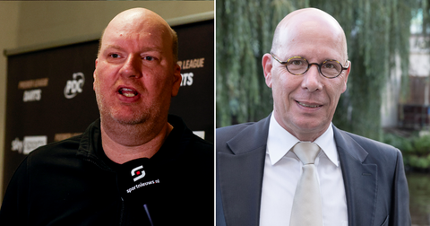 Bijzondere verzoening tussen Nederlandse dartsiconen op WK: 'De slingers kunnen uit'