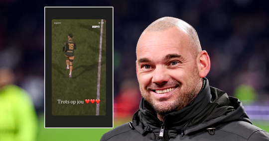 Oud-topvoetballer Wesley Sneijder staat stil bij speciaal moment voor zoon (19): 'Trots op jou'