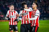 PSV op voorsprong tegen Heracles Almelo. ©PRO SHOTS.