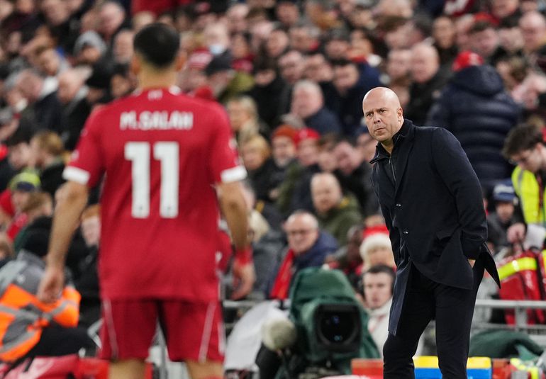 Arne Slot spreekt zich uit over cruciale rol Mohamed Salah bij zege Liverpool: 'We hadden hem nodig'