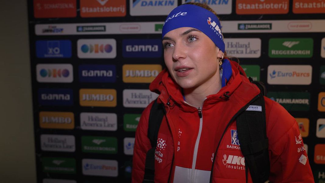 Joy Beune baalt flink van eerste optreden van NK afstanden: 'Moet bij mijn taken blijven'