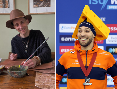 Dit is Skip Nuis: het artistieke jongere broertje van topschaatser Kjeld vreesde zijn reactie over gevoelig onderwerp