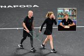Andre Agassi, Steffi Graf, Jaden Agassi ©Getty Images en Instagram