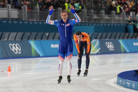 Amerikaanse media verwachten historisch goud voor Jordan Stolz op 500 meter: 'Concurrentie komt niet eens in de buurt'