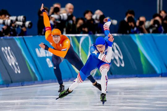 Genietende Marianne Timmer lyrisch over 'gladiatoren' Jenning de Boo en Jordan Stolz: 'Ook al snap ik dat hij baalt'
