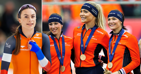 Nederlandse schaatssters gaan in op afwezigheid van 'snelle' Femke Kok bij WK afstanden: 'Dat is iets aan Rintje Ritsma'
