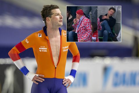 Ex-topschaatser Sven Kramer heeft bonje met bezoeker bij WK afstanden: 'Sssst'
