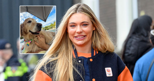 Jutta Leerdam knuffelt innig met 'baby', topschaatsster meldt zich vanaf landgoed verloofde Jake Paul