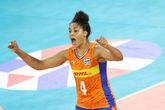 De Nederlandse volleybalsters hebben een belangrijke zege geboekt op weg naar de Olympische Spelen. © Getty Images