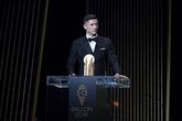 Robert Lewandowski op de Ballon d'Or ceremonie van 2019. Getty Images