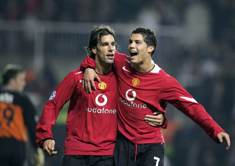 Cristiano Ronaldo barstte door Ruud van Nistelrooij in huilen uit: 'Tijdens trainingen haatten we elkaar'