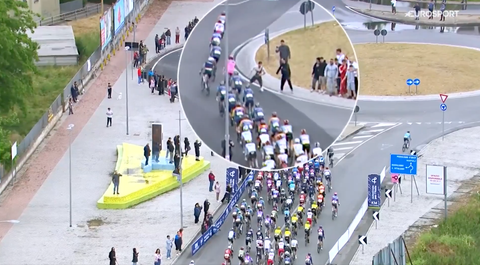 Bizarre actie van toeschouwer bij Giro d'Italia loopt met een sisser af: 'Wat een mafkees'