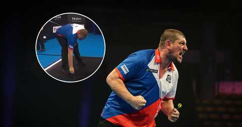 'Het zorgde voor problemen': virale darter geeft antwoord op prangende vraag na hilarisch moment World Cup