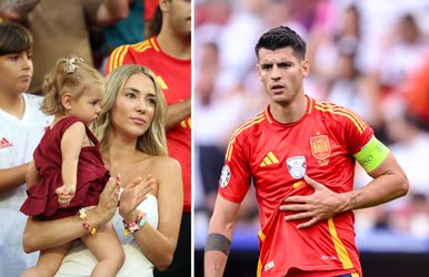 Spaanse aanvoerder Álvaro Morata viert EK-titel met veelbesproken vrouw Alice