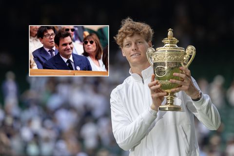 Wimbledon-kampioen Jannik Sinner helpt Roger Federer een handje: tennislegende blijft op eenzame hoogte staan