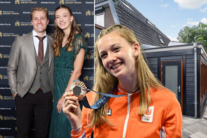 In dit huis woont olympisch kampioene Femke Bol samen met haar vriend na Spelen: 'Dit is een mooi moment'