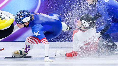 Olympisch shorttrackster (26) worstelt met bloederig drama: 'Mijn oog zat niet meer op de juiste plek'