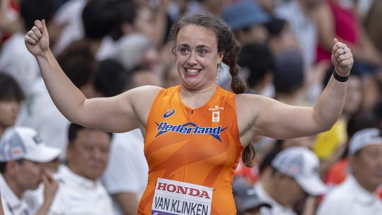 Met dit bedrag aan prijzengeld gaat topatlete Jorinde van Klinken naar huis na tweede plek op WK atletiek
