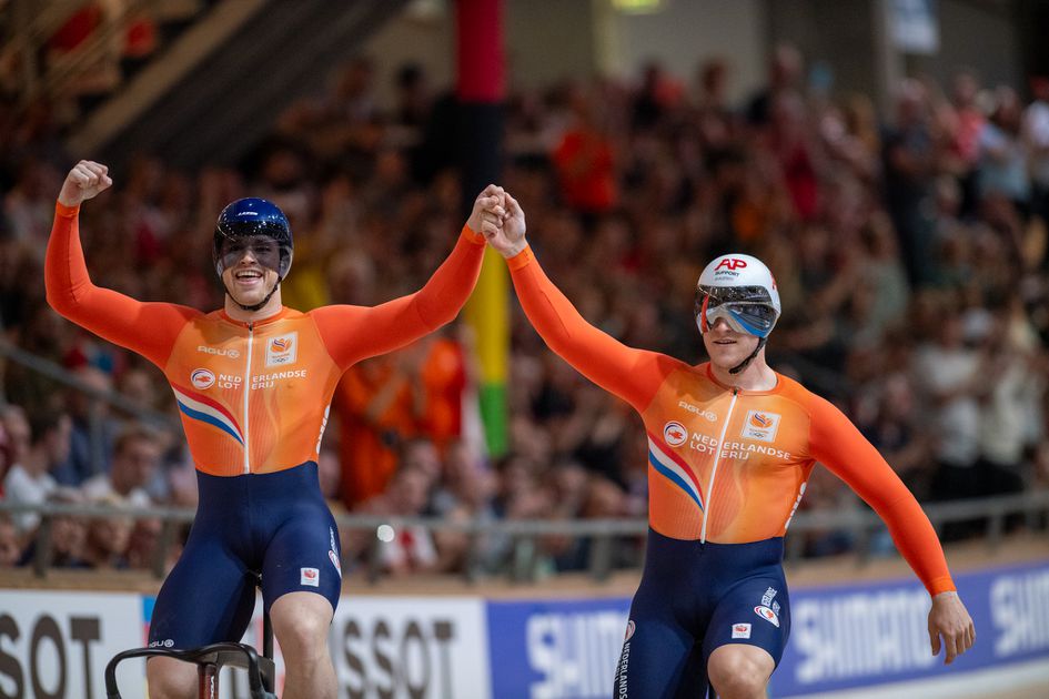 Spanning tussen gouden baanwielrenners zorgt voor extra motivatie: 'We zijn alle drie recht voor zij
