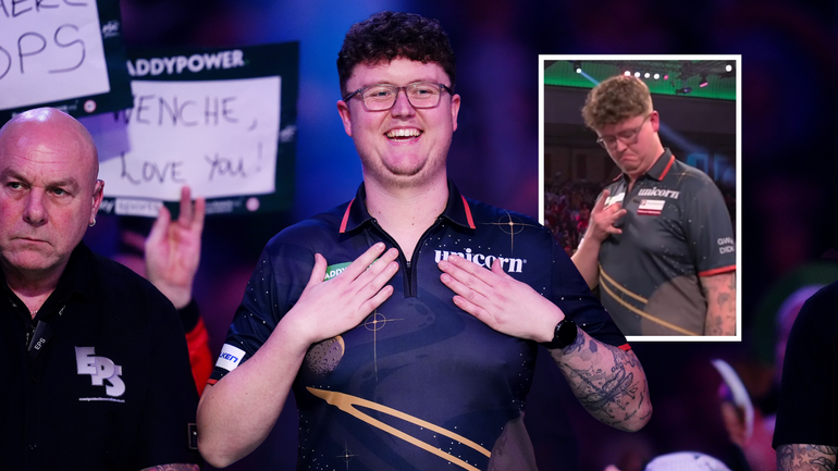 Darter schakelt beruchte 'Ally Pally-wesp' uit op WK, maar het beestje had andere plannen