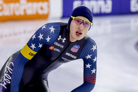 Moeder Jordan Stolz vreesde voor schaatscarrière: 'Ze aarzelde een beetje, ze was bang'