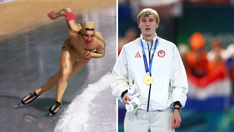 Fenomeen Jordan Stolz maakt indruk op schaatsicoon: ‘Dan is hij echt de king’