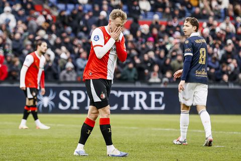 Feyenoord-spits Casper Tengstedt teleurgesteld over zijn speeltijd: 'Ik was verbaasd dat ik niet speelde'