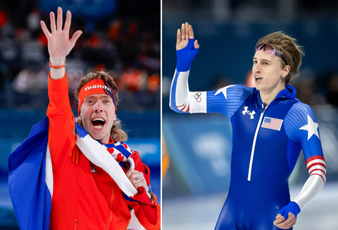 Schaatsfenomeen Jordan Stolz verrast Jorrit Bergsma op prachtige wijze tijdens Spelen: 'Fantastisch'