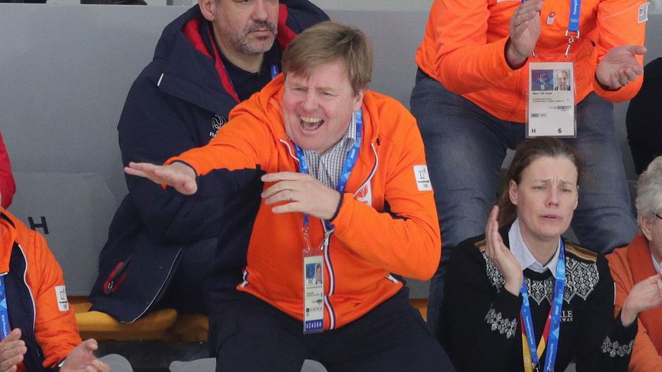 Onthullende anekdote van schaatscommentator: 'Zo was koning Willem-Alexander een dag Herbert Dijkstra'