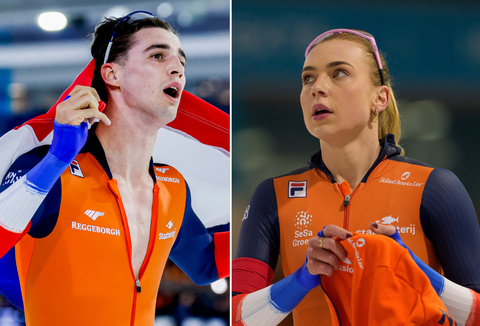 Topschaatser Jenning de Boo weet niet wat hij meemaakt tijdens avondje uit: 'Hij valt heel goed bij de dames'