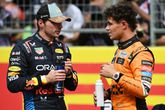 Max Verstappen en Lando Norris. © Getty Images.
