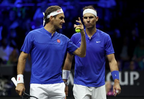 Tennisicoon Roger Federer heeft het wel gehad met Rafael Nadal: 'Dat hebben we genoeg gedaan'