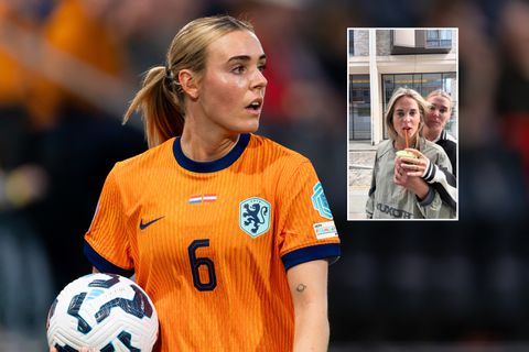 Oranje Leeuwin Jill Roord heeft het heel gezellig met tophockeyster: 'Super sweety'