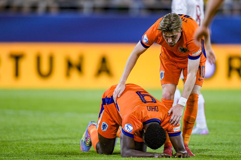 Schlemiel van de avond neemt verlies Jong Oranje op zich: 'Hier heb ik geen excuses voor'