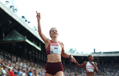 Topatlete Femke Bol geeft duidelijk signaal af met stadionrecord bij Diamond League Stockholm