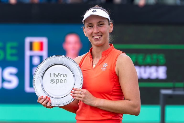 Belgische 'comebackkoningin' grijpt titel na zinderende tennsiweek in Rosmalen