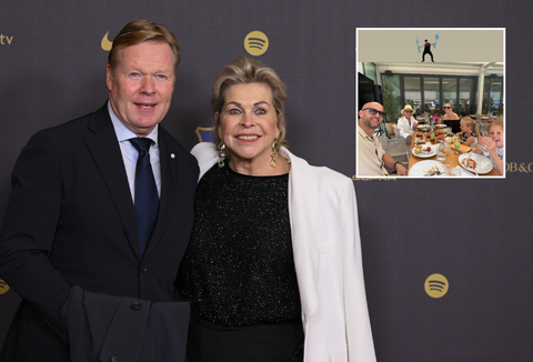 Vrouw Ronald Koeman geniet bij WK-start Oranje van kleinkinderen, Bartina steunt man op afstand