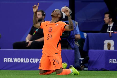 Debutant Crysencio Summerville ziet droom uitkomen op WK voetbal: 'Ik had hem dat beloofd'