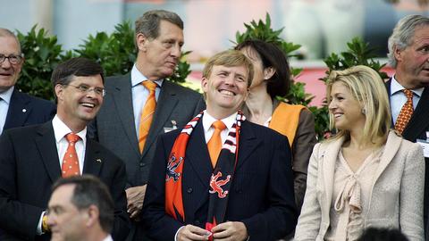 Willem-Alexander én Máxima bezorgden Oranje-international ongemakkelijk moment op WK voetbal