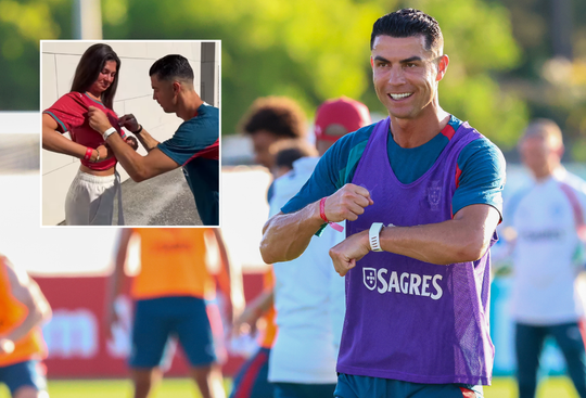 Beelden Cristiano Ronaldo en vrouwelijke fan op WK zorgen voor ongemak: 'Vrij heftig'