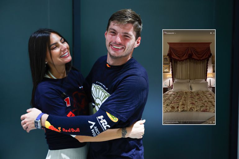 Max Verstappen geniet met Kelly Piquet van romantische hotelkamer bij bijzonder evenement