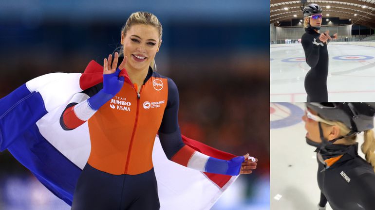 Jutta Leerdam deelt eerste beelden van nieuw schaatspak: 'Kan niet wachten om meer te laten zien'